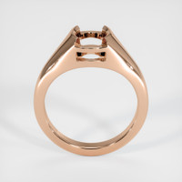 18K Rose Gold Men's Ring Setting Image