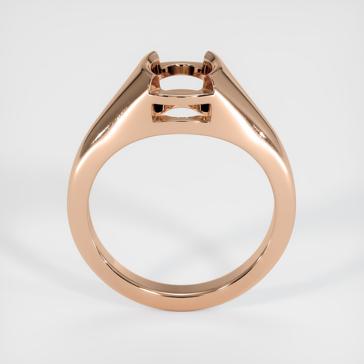 18K Rose Gold Men's Ring Setting