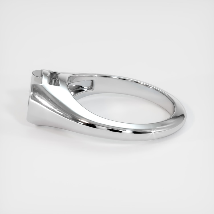 14K White Gold Men's Ring Setting