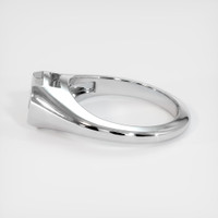 18K White Gold Men's Ring Setting Image