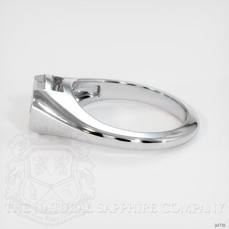 18K White Gold Men's Ring Setting