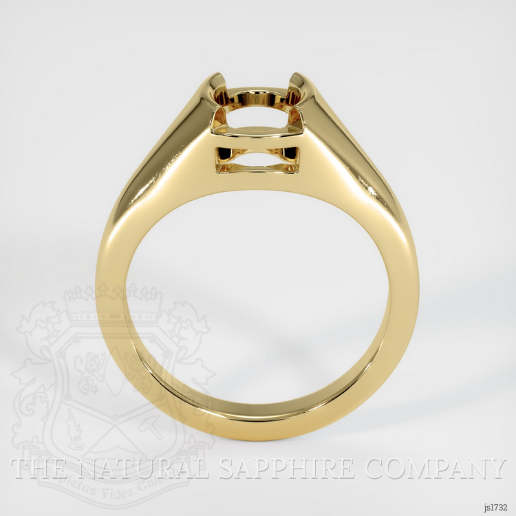 10K Yellow Gold Men's Ring Setting