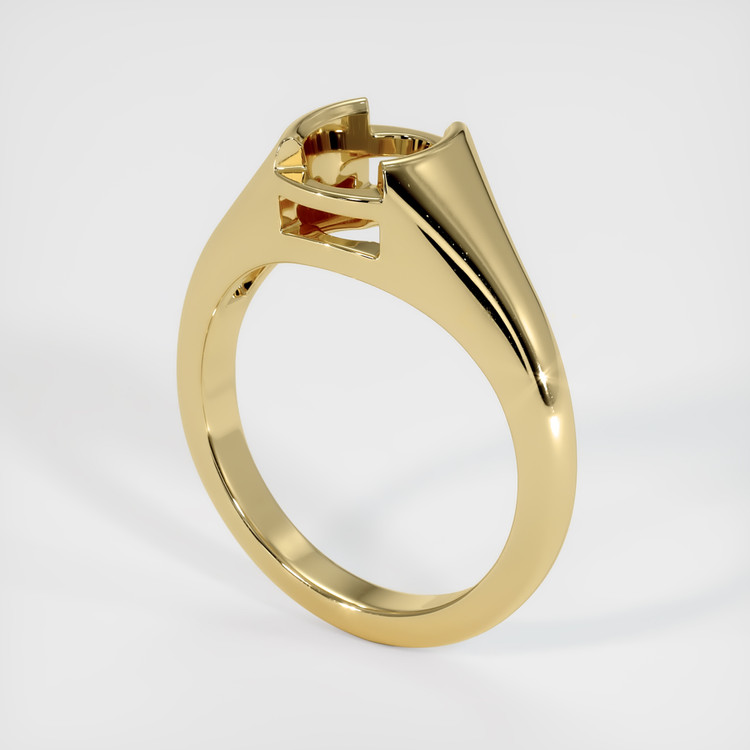 14K Yellow Gold Men's Ring Setting
