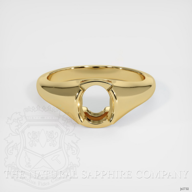 14K Yellow Gold Men's Ring Setting