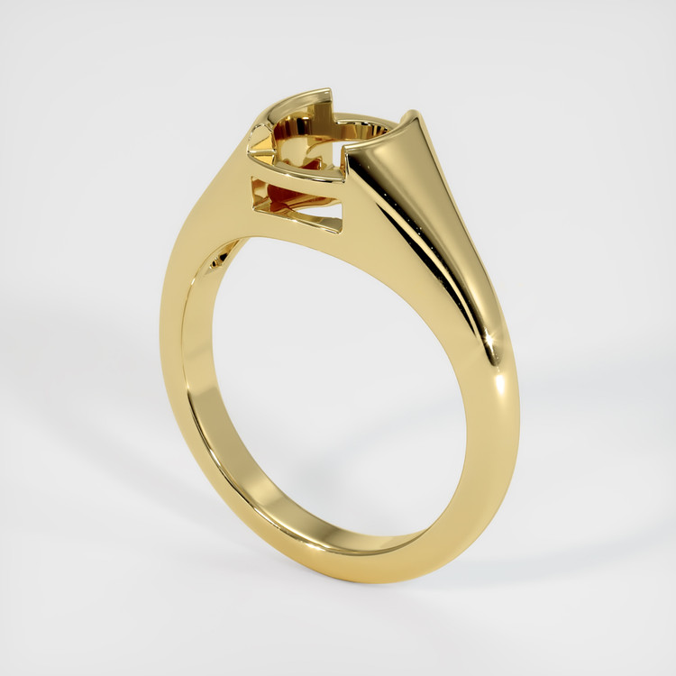 18K Yellow Gold Men's Ring Setting