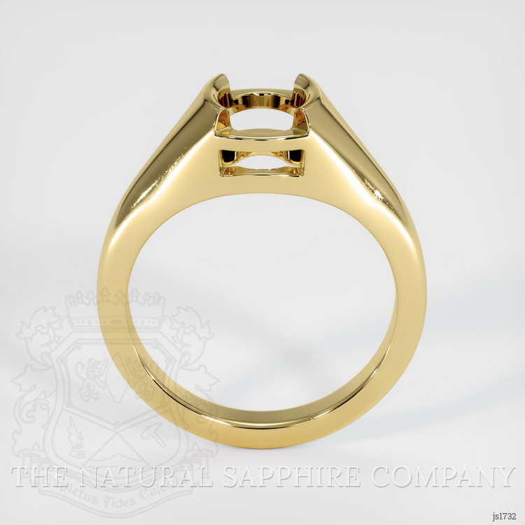 18K Yellow Gold Men's Ring Setting