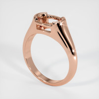 14K Rose Gold Men's Ring Setting Video