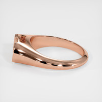 14K Rose Gold Men's Ring Setting Image