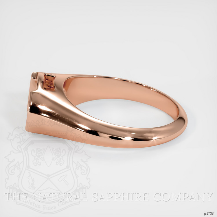 14K Rose Gold Men's Ring Setting