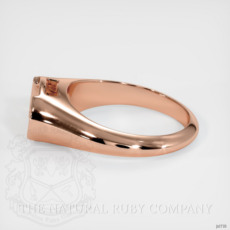 14K Rose Gold Men's Ring Setting