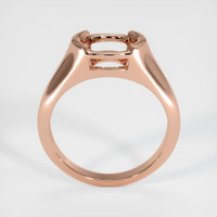 14K Rose Gold Men's Ring Setting Image