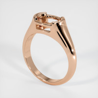 18K Rose Gold Men's Ring Setting Video