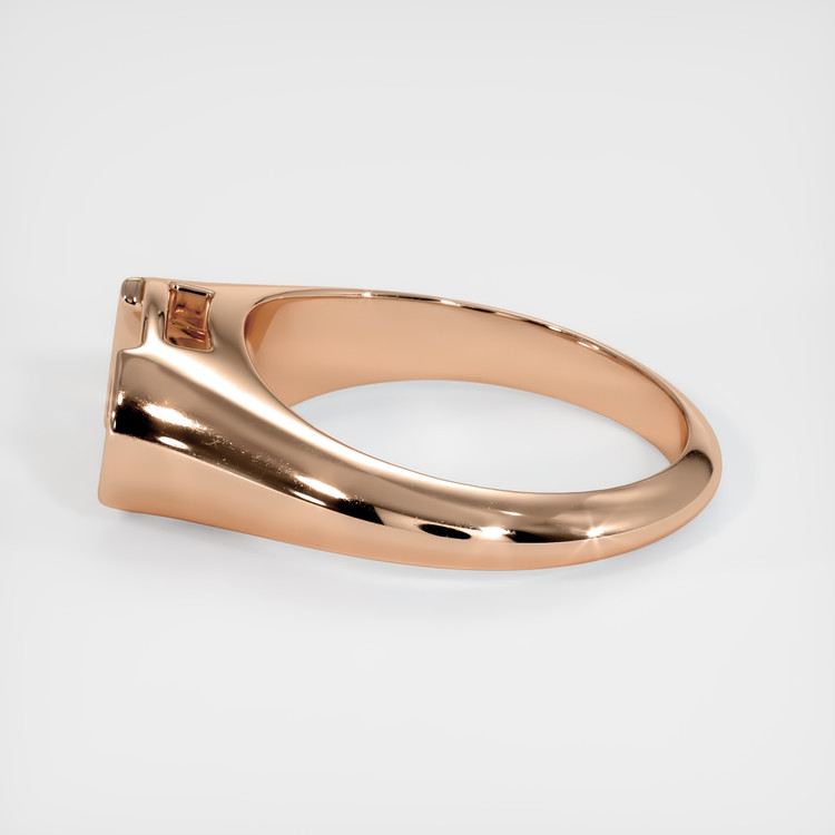 18K Rose Gold Men's Ring Setting