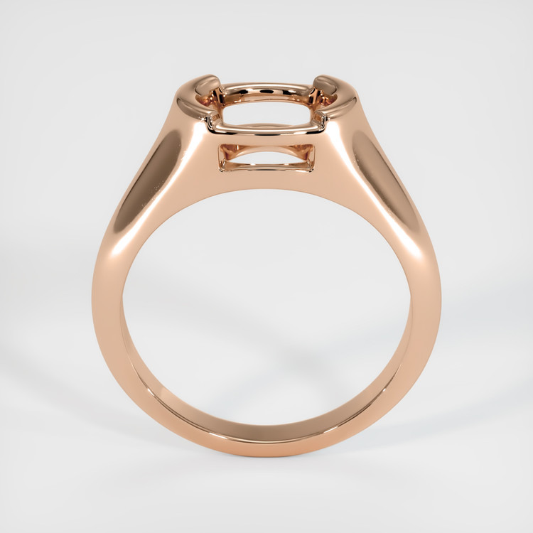 18K Rose Gold Men's Ring Setting
