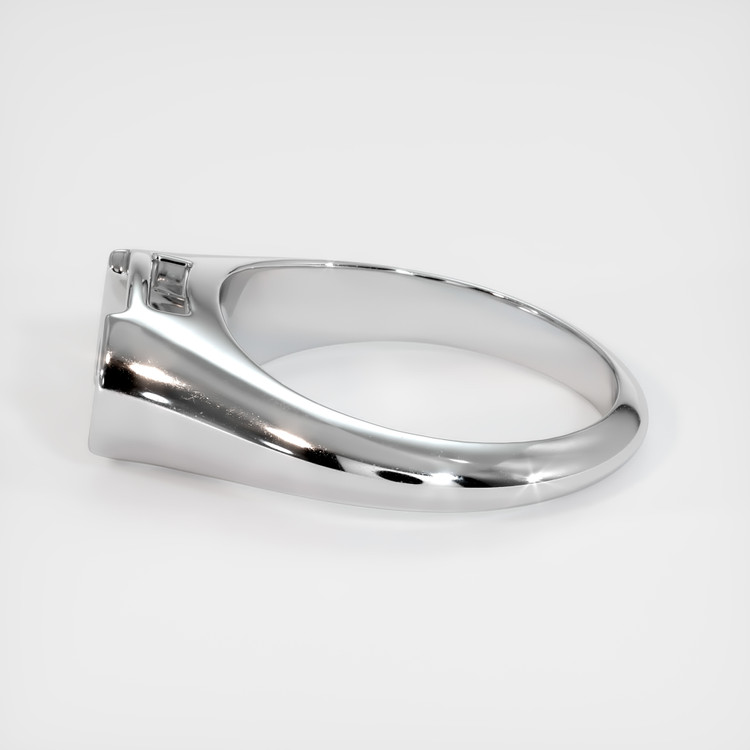 10K White Gold Men's Ring Setting