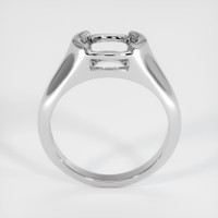 14K White Gold Men's Ring Setting Image