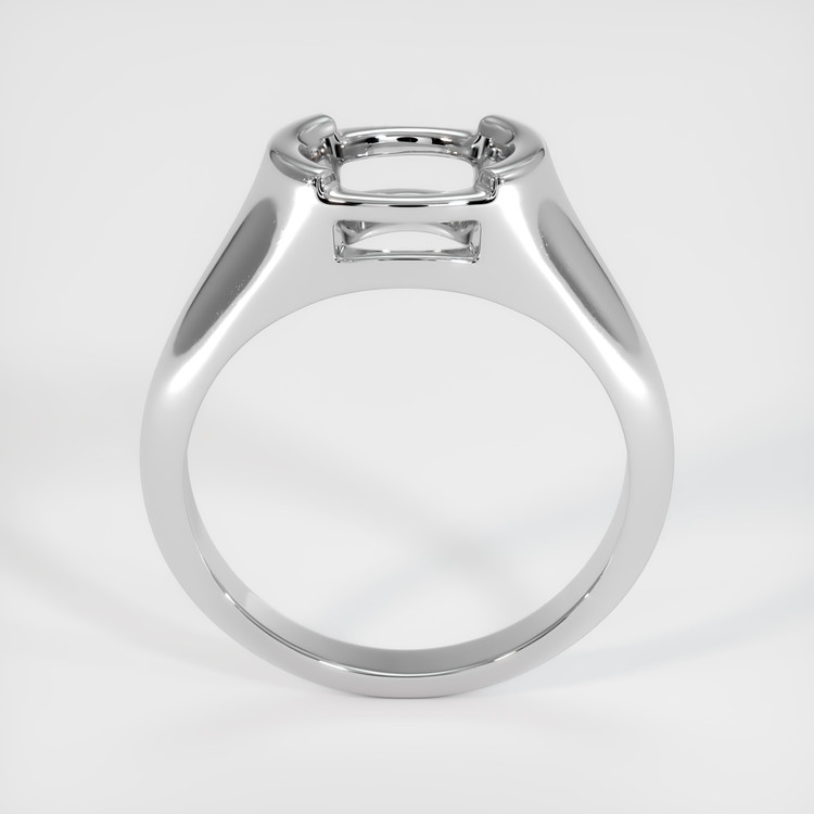 14K White Gold Men's Ring Setting
