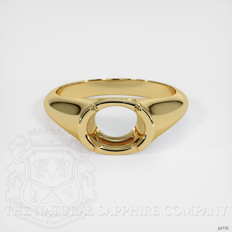 10K Yellow Gold Men's Ring Setting