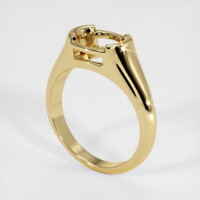 14K Yellow Gold Men's Ring Setting Video