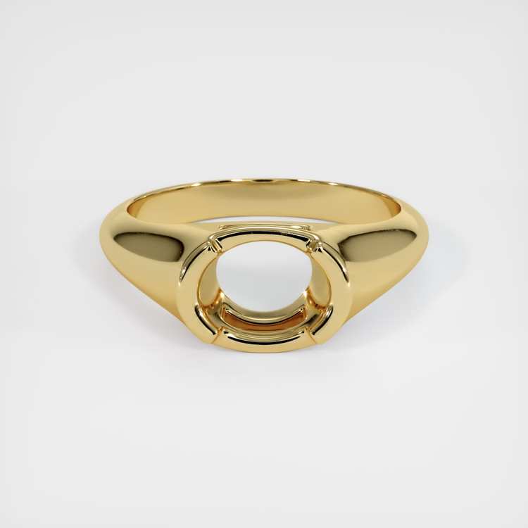 14K Yellow Gold Men's Ring Setting