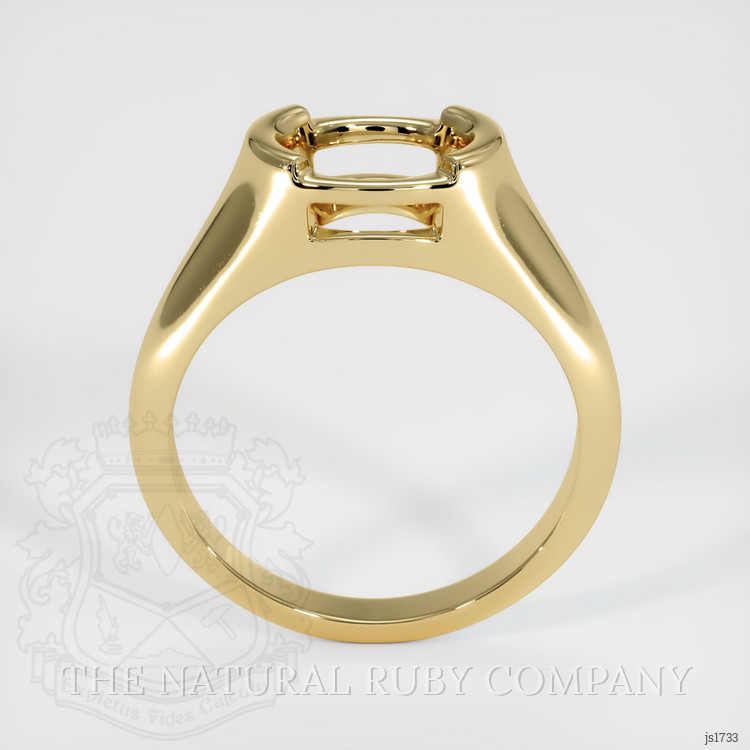 14K Yellow Gold Men's Ring Setting