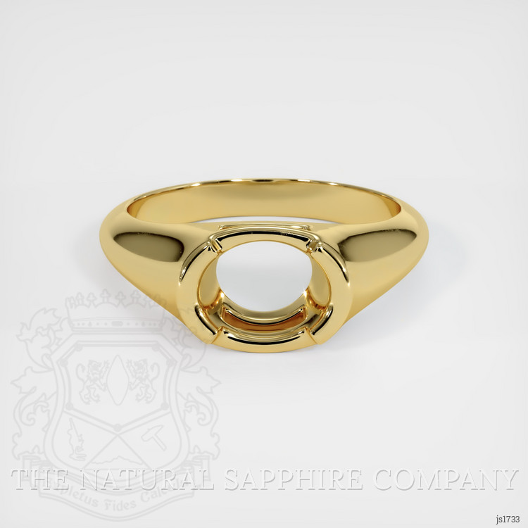 18K Yellow Gold Men's Ring Setting