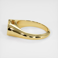 18K Yellow Gold Men's Ring Setting Image