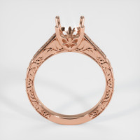 14K Rose Gold Antique Style Ring Setting Image