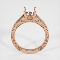 18K Rose Gold Antique Style Ring Setting Image