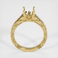14K Yellow Gold Antique Style Ring Setting Image