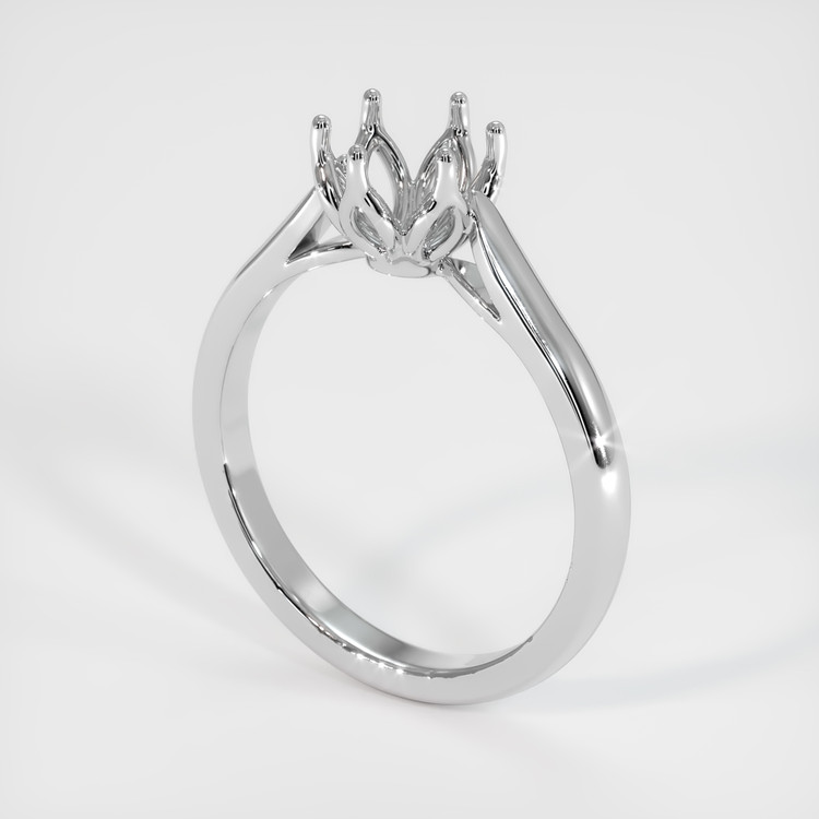 Platinum 950 Floral Ring Setting
