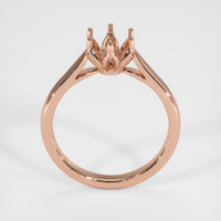 14K Rose Gold Floral Ring Setting Image