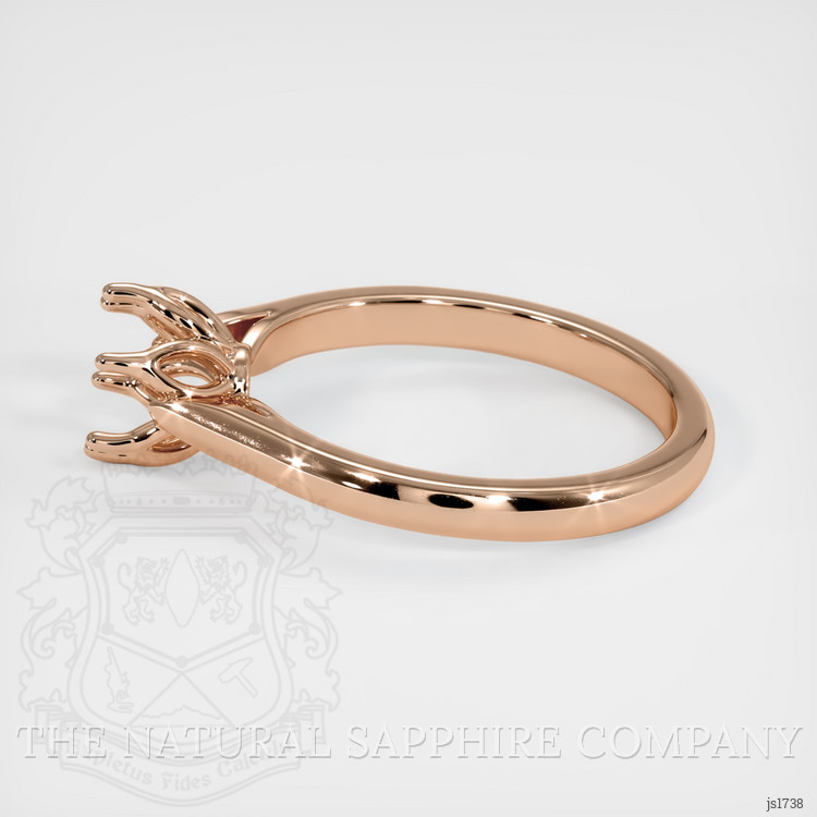 18K Rose Gold Floral Ring Setting