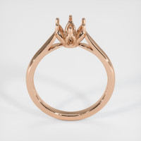 18K Rose Gold Floral Ring Setting Image