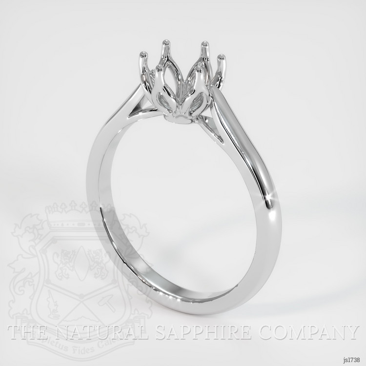 Silver Floral Ring Setting