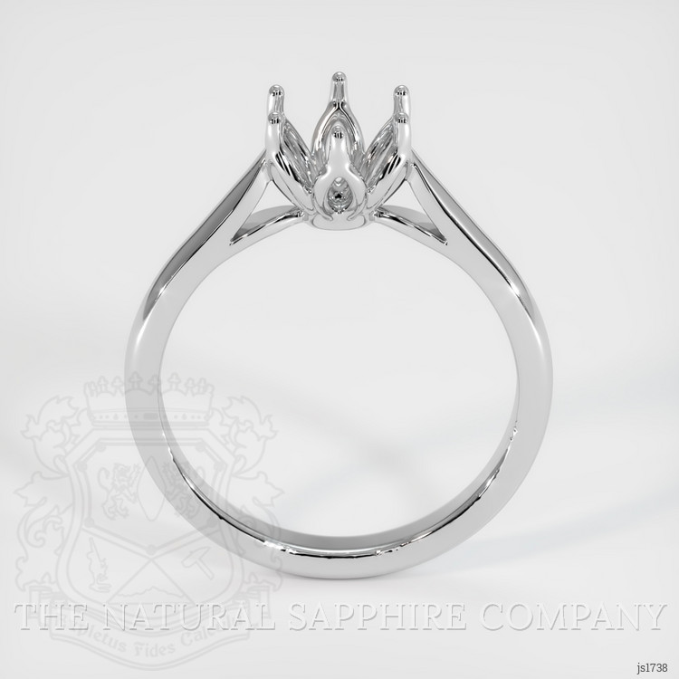 Silver Floral Ring Setting
