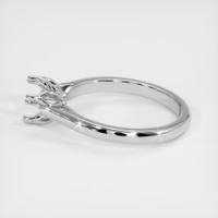 18K White Gold Floral Ring Setting Image