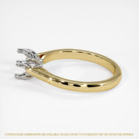 18K White & Yellow Floral Ring Setting Image
