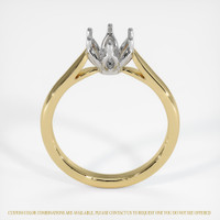 18K White & Yellow Floral Ring Setting Image