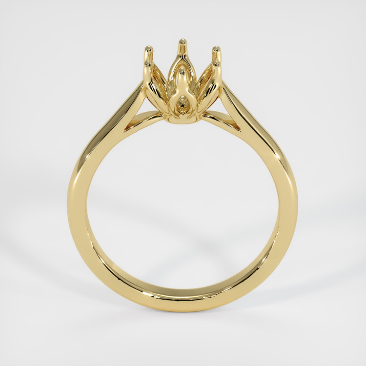 14K Yellow Gold Floral Ring Setting