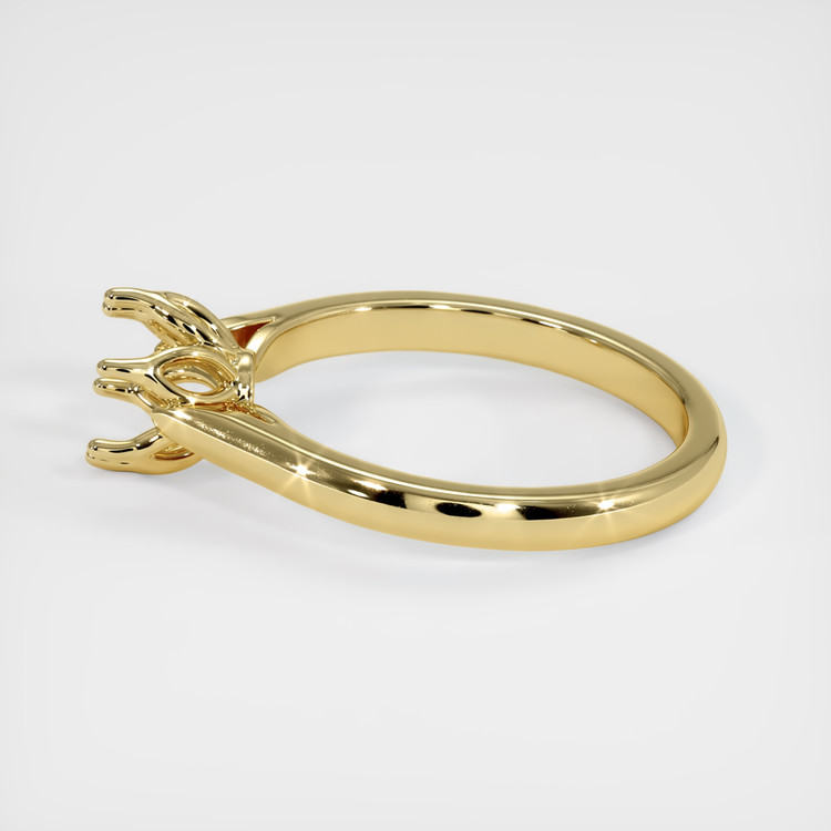 18K Yellow Gold Floral Ring Setting