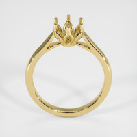 18K Yellow Gold Floral Ring Setting Image