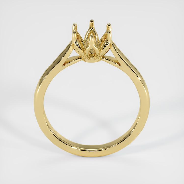 18K Yellow Gold Floral Ring Setting