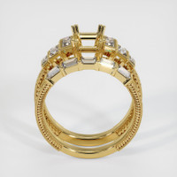 18K Yellow Gold Antique Style Ring Setting Image