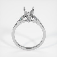 14K White Gold Pave Ring Setting Image