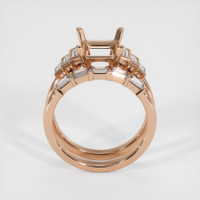 18K Rose Gold Antique Style Ring Setting Image