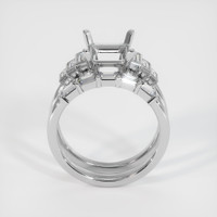 14K White Gold Antique Style Ring Setting Image