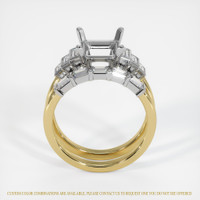 18K White & Yellow Antique Style Ring Setting Image