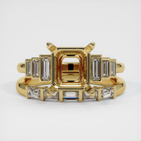 10K Yellow Gold Antique Style Ring Setting Image