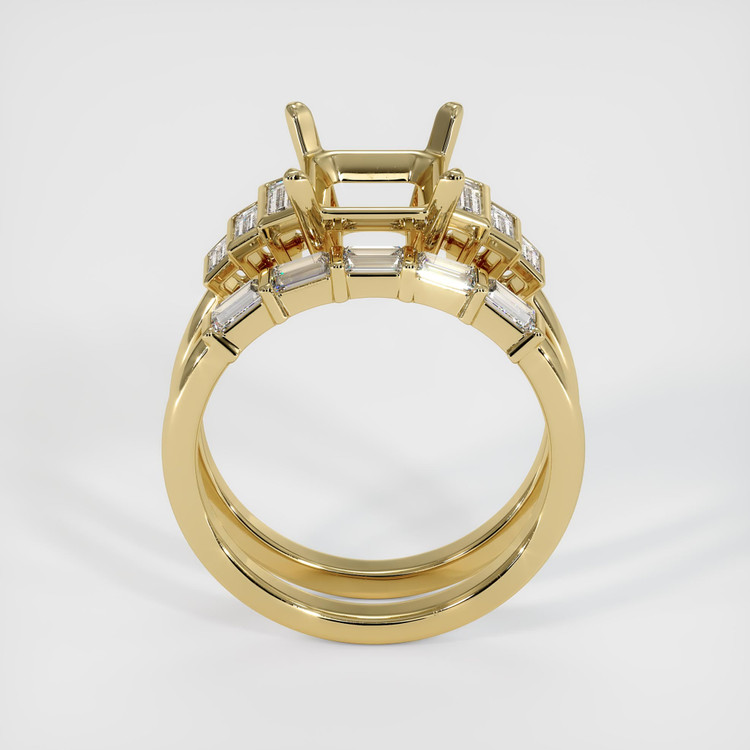 14K Yellow Gold Antique Style Ring Setting